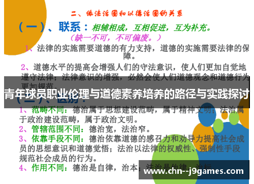 青年球员职业伦理与道德素养培养的路径与实践探讨 青年球员职业伦理与道德素养培养的路径与实践探讨